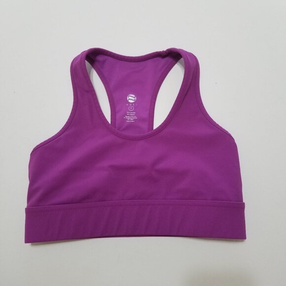 Noli Purple Unlined Sports Bra Size S